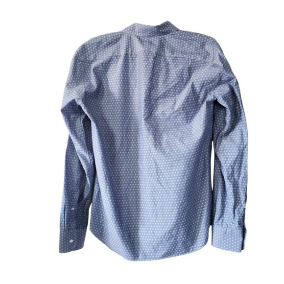 J. Crew Slim Fit Dotted Pattern Preppy Casual Business Fitted Shirt M - Picture 3 of 8